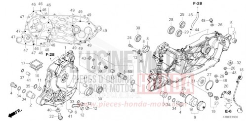 CARTER MOTEUR NSS350AP de 2023